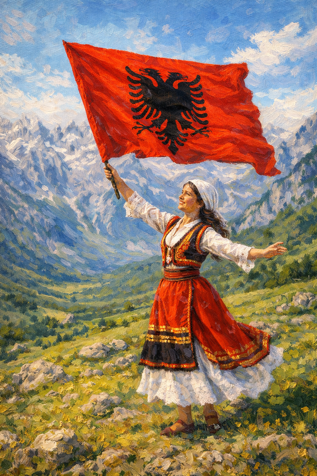 shqiponja që kërcen | paintz